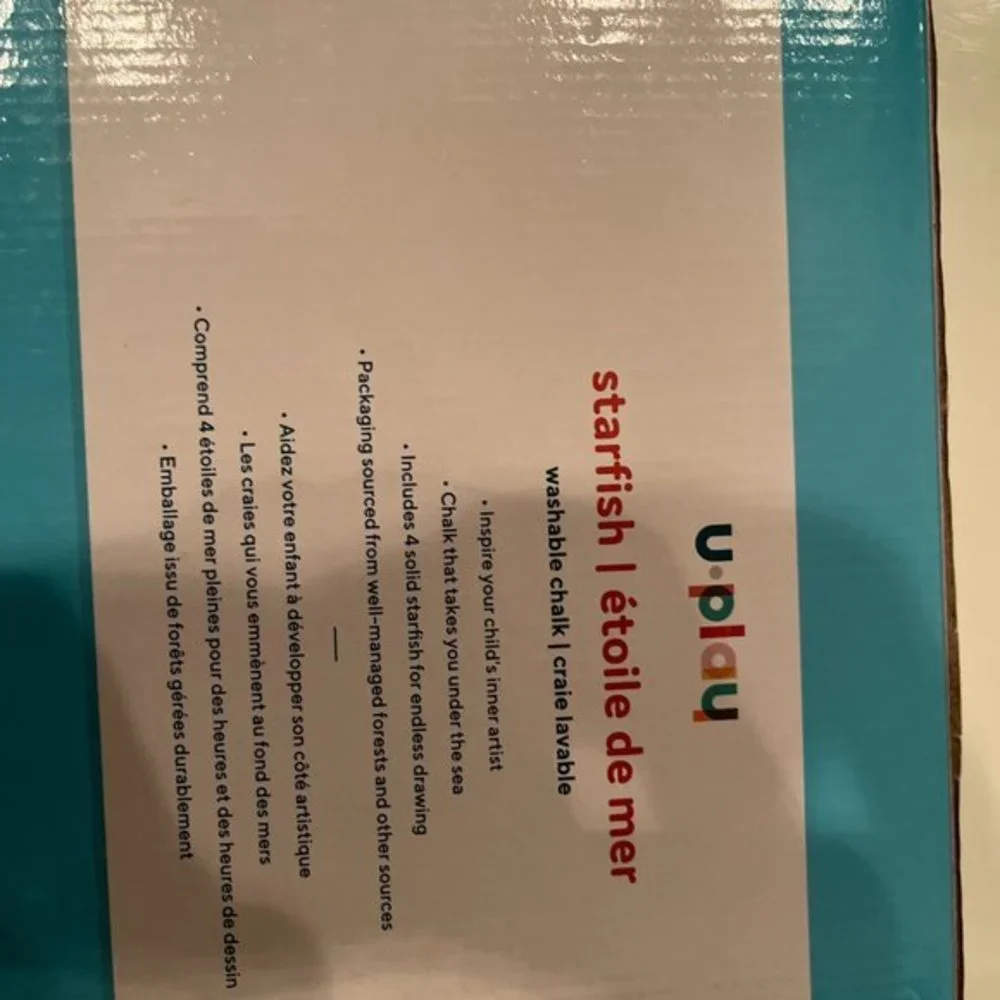 Chalk / Washable‎ Chalk /Starfish Themed (new)